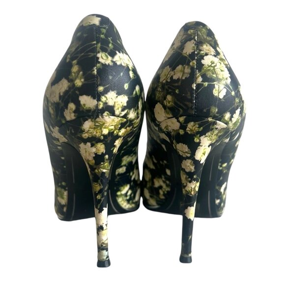 GIVENCHY 41 11 Escarpin Floral Print Pumps Photorealistic Babys Breath Stiletto - Picture 8 of 9